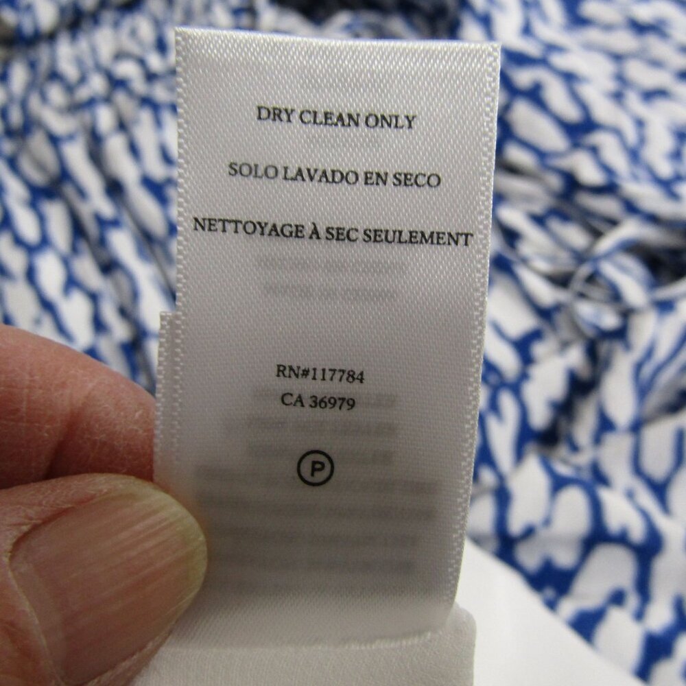 RAILS Blue Cobalt Leopard Tiered Midi Boho Peasan… - image 11